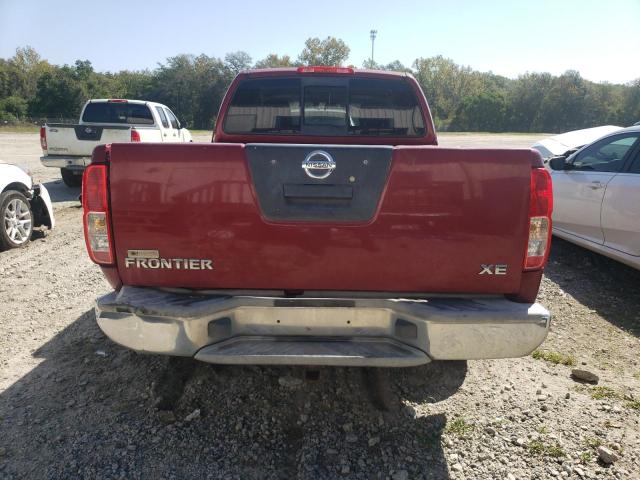 1N6BD06T26C470212 - 2006 NISSAN FRONTIER KING CAB XE BURGUNDY photo 6