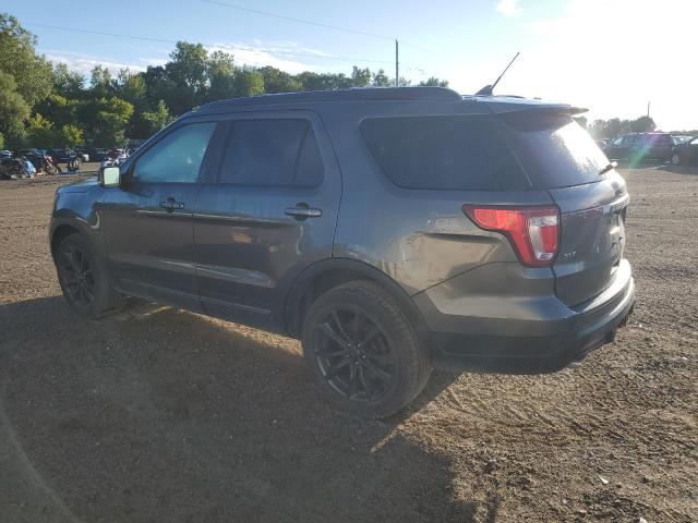 1FM5K8D85KGA87480 - 2019 FORD EXPLORER XLT BLACK photo 2