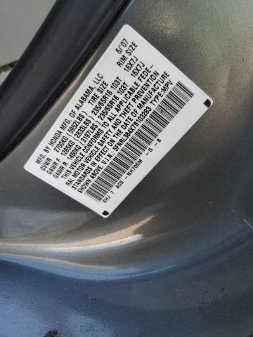 5FNRL384X7B103283 - 2007 HONDA ODYSSEY EX GRAY photo 13