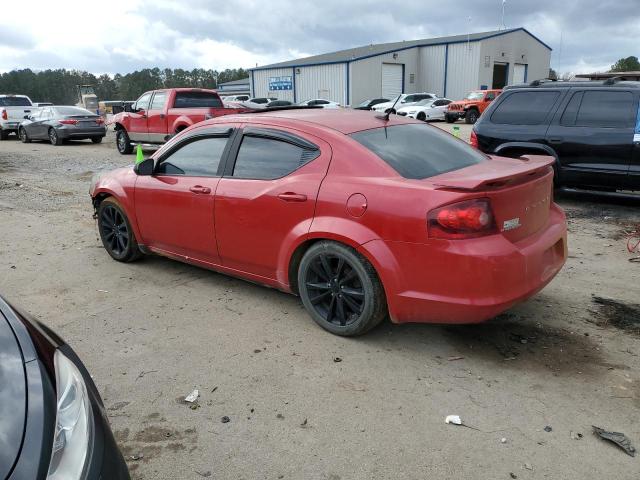 1C3CDZCB2EN148555 - 2014 DODGE AVENGER SXT RED photo 2