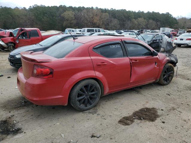 1C3CDZCB2EN148555 - 2014 DODGE AVENGER SXT RED photo 3