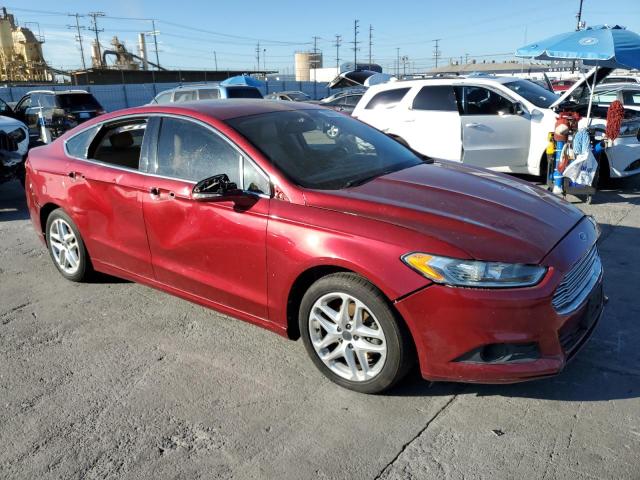 3FA6P0HR7DR178315 - 2013 FORD FUSION SE RED photo 4