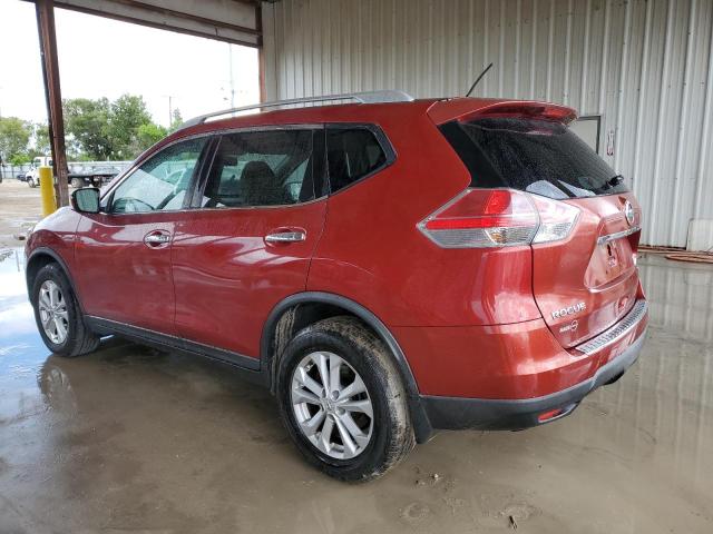 KNMAT2MT1GP696087 - 2016 NISSAN ROGUE S RED photo 2