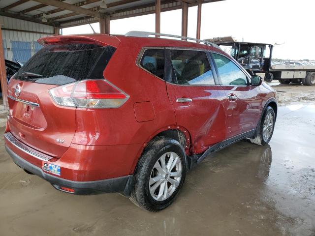 KNMAT2MT1GP696087 - 2016 NISSAN ROGUE S RED photo 3