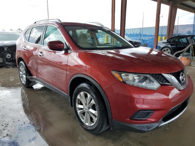 KNMAT2MT1GP696087 - 2016 NISSAN ROGUE S RED photo 4