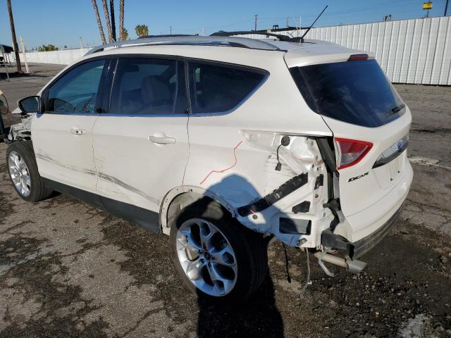 1FMCU0J99EUB47086 - 2014 FORD ESCAPE TITANIUM WHITE photo 2