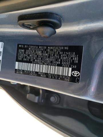 5YFEPMAE3NP381648 - 2022 TOYOTA COROLLA LE BLUE photo 12