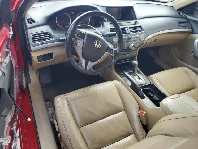 1HGCS2B82AA002397 - 2010 HONDA ACCORD EXL RED photo 8