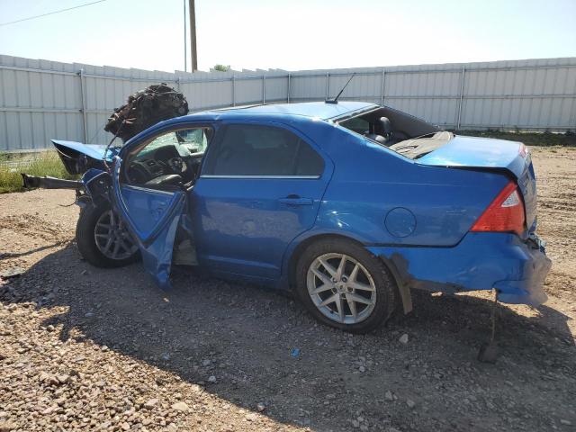 3FAHP0JA5CR338607 - 2012 FORD FUSION SEL BLUE photo 2