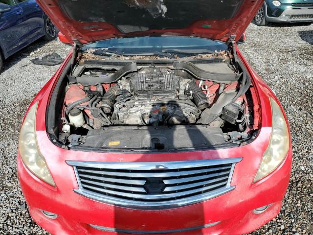 JN1CV6AP8DM300383 - 2013 INFINITI G37 BASE RED photo 11