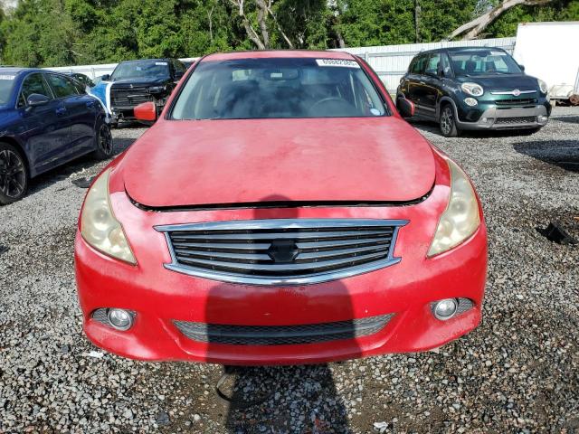 JN1CV6AP8DM300383 - 2013 INFINITI G37 BASE RED photo 5