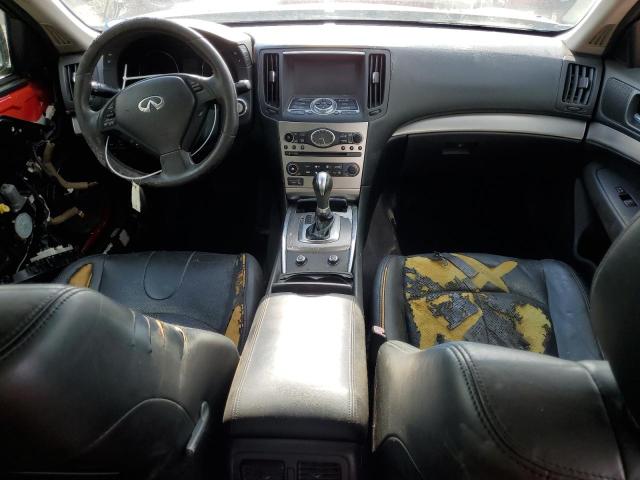 JN1CV6AP8DM300383 - 2013 INFINITI G37 BASE RED photo 8