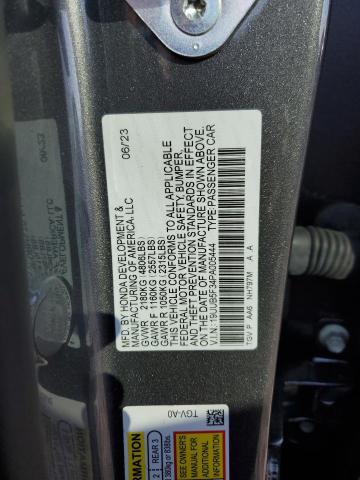 19UUB5F34PA005444 - 2023 ACURA TLX GRAY photo 12