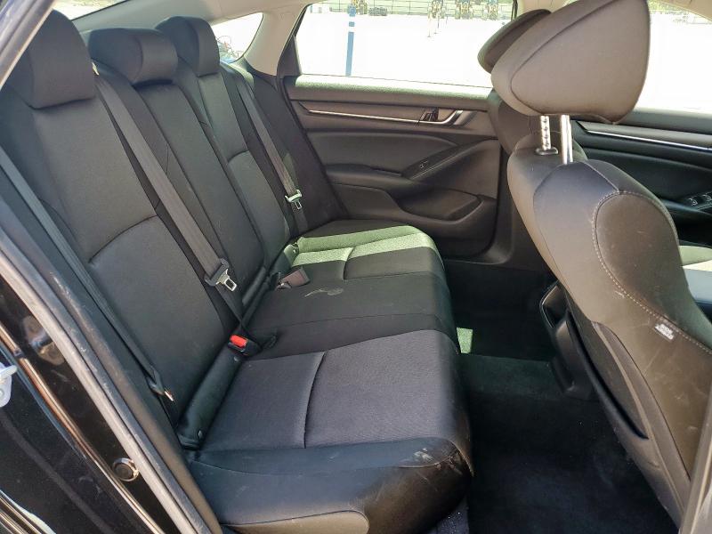 1HGCV1F10NA017548 - 2022 HONDA ACCORD LX BLACK photo 10