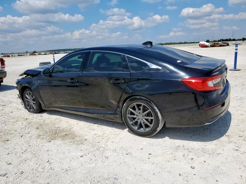 1HGCV1F10NA017548 - 2022 HONDA ACCORD LX BLACK photo 2