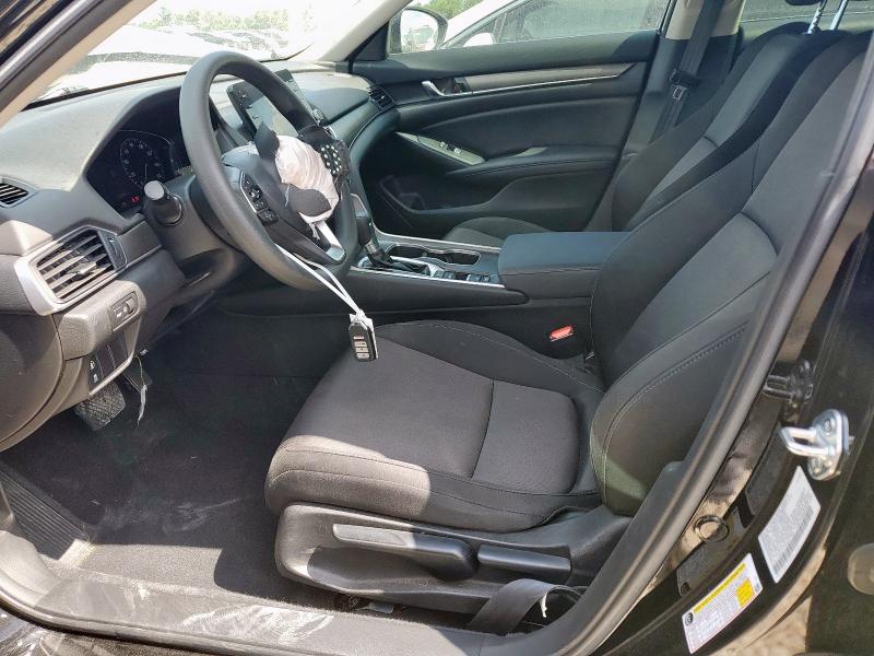 1HGCV1F10NA017548 - 2022 HONDA ACCORD LX BLACK photo 7