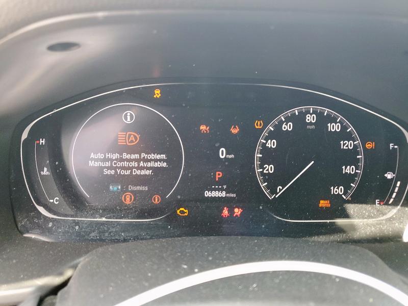 1HGCV1F10NA017548 - 2022 HONDA ACCORD LX BLACK photo 9