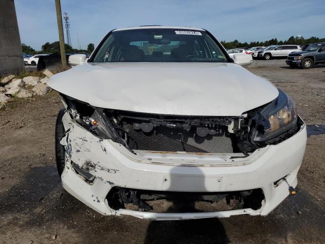 1HGCR3F86DA006324 - 2013 HONDA ACCORD EXL WHITE photo 5