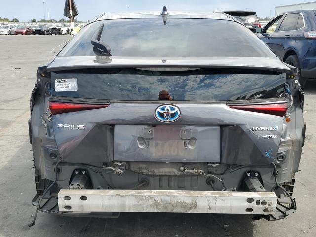 JTDKAMFU4N3153896 - 2022 TOYOTA PRIUS NIGHT SHADE Сірий фото 6