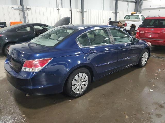 1HGCP26389A090397 - 2009 HONDA ACCORD LX BLUE photo 3