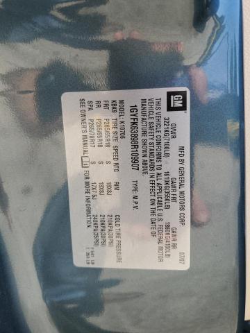 1GYFK63898R109907 - 2008 CADILLAC ESCALADE LUXURY Azul foto 13