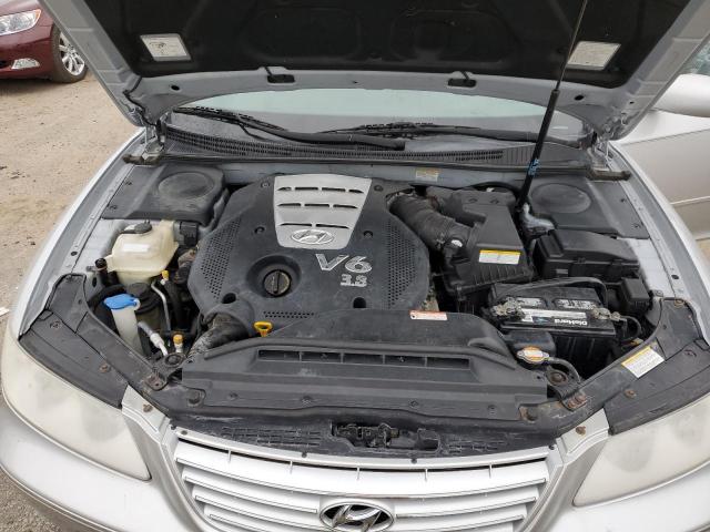 KMHFC46F46A118796 - 2006 HYUNDAI AZERA SE SILVER photo 11