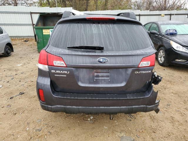 4S4BRCCC0A3335342 - 2010 SUBARU OUTBACK 2.5I PREMIUM GRAY photo 6