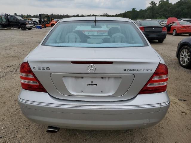 WDBRF40J45F699660 - 2005 MERCEDES-BENZ C 230K SPORT SEDAN SILVER photo 6