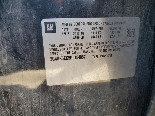 2G4GK5EX5G9154887 - 2016 BUICK REGAL 黑色 照片 13