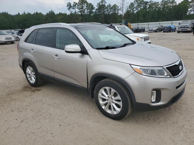 5XYKU4A77EG529544 - 2014 KIA SORENTO EX SILVER photo 4