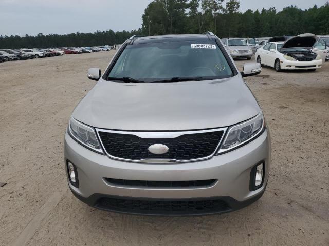 5XYKU4A77EG529544 - 2014 KIA SORENTO EX SILVER photo 5