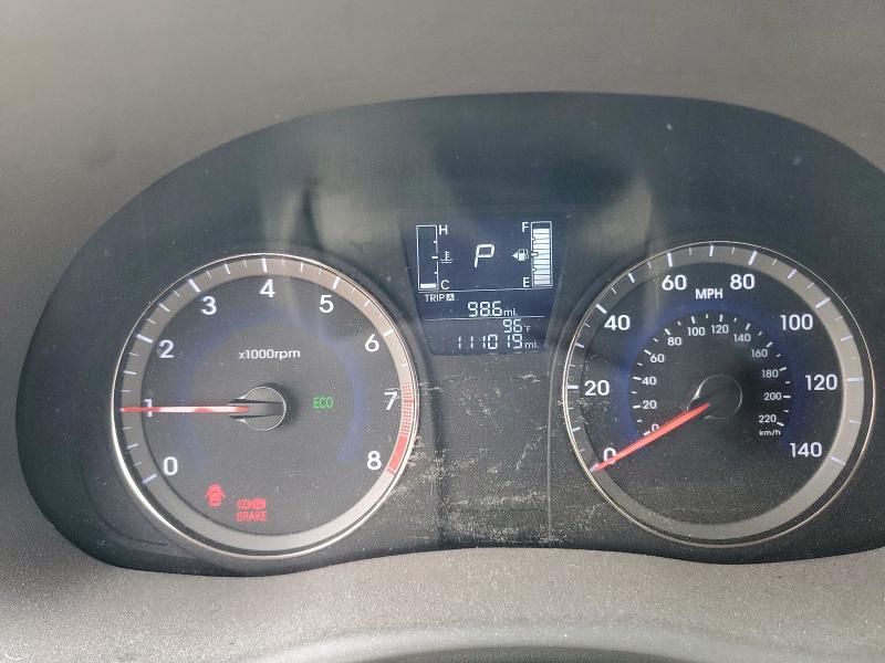 KMHCT4AE2FU882811 - 2015 HYUNDAI ACCENT GLS 蓝色 照片 9