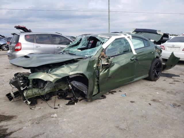 2C3CDXHG5KH572910 - 2019 DODGE CHARGER GT GREEN photo 1