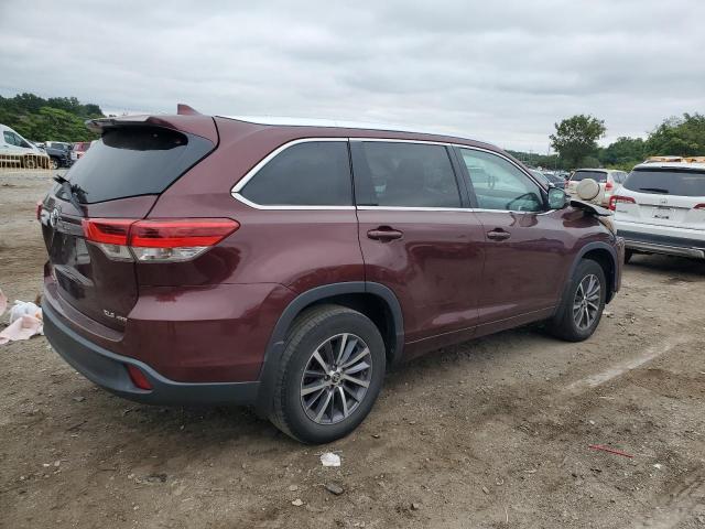 5TDJZRFH9HS455644 - 2017 TOYOTA HIGHLANDER SE BURGUNDY photo 3