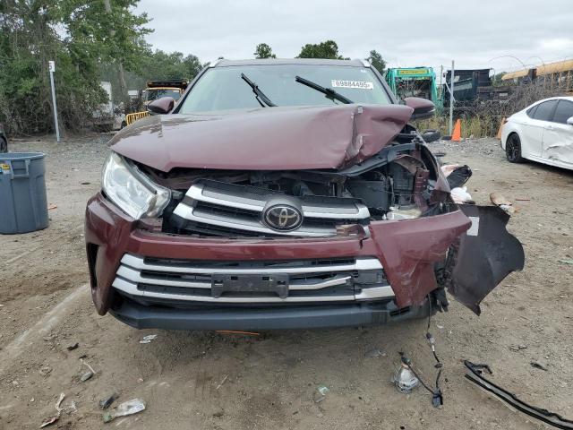 5TDJZRFH9HS455644 - 2017 TOYOTA HIGHLANDER SE BURGUNDY photo 5