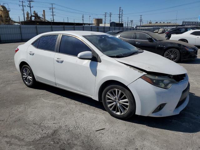 5YFBURHE8FP210944 - 2015 TOYOTA COROLLA L WHITE photo 4