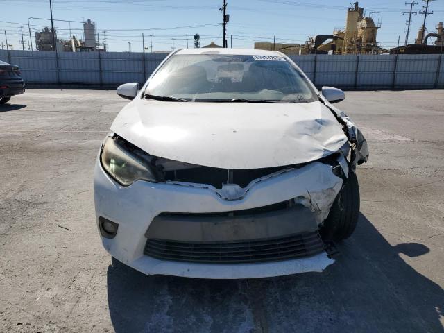 5YFBURHE8FP210944 - 2015 TOYOTA COROLLA L WHITE photo 5