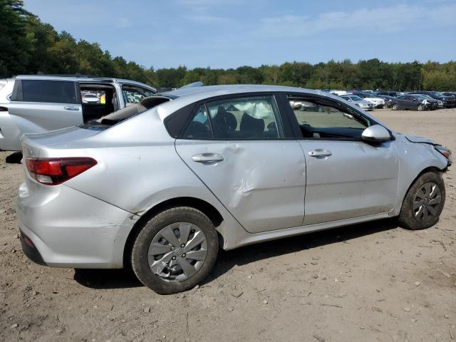 3KPA24AD4LE287880 - 2020 KIA RIO LX SILVER photo 3