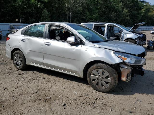 3KPA24AD4LE287880 - 2020 KIA RIO LX SILVER photo 4