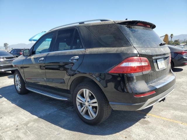 4JGDA5HB0DA156925 - 2013 MERCEDES-BENZ ML 350 4MATIC BLACK photo 2