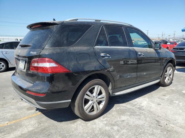 4JGDA5HB0DA156925 - 2013 MERCEDES-BENZ ML 350 4MATIC BLACK photo 3