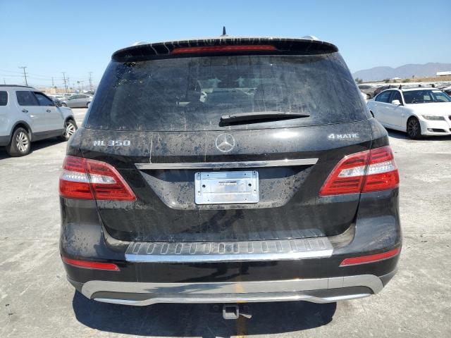 4JGDA5HB0DA156925 - 2013 MERCEDES-BENZ ML 350 4MATIC BLACK photo 6