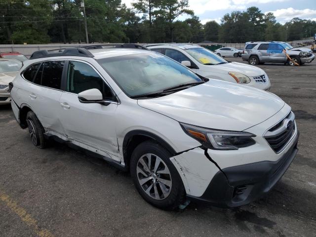 4S4BTACC9L3145239 - 2020 SUBARU OUTBACK PREMIUM WHITE photo 4