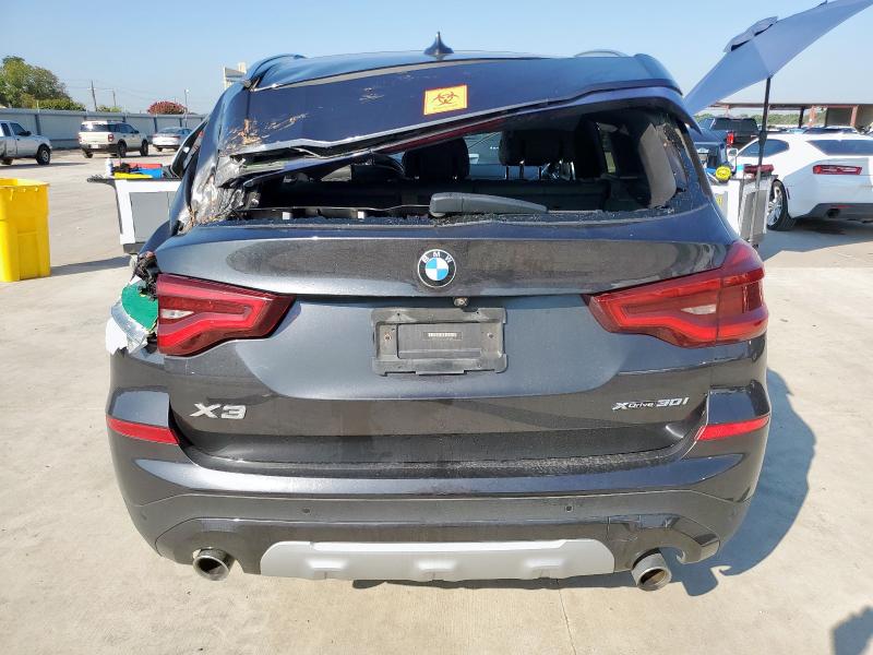 5UXTY5C09LLT37802 - 2020 BMW X3 XDRIVE30I BLACK photo 6