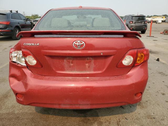 JTDBU4EE8AJ085299 - 2010 TOYOTA COROLLA BASE RED photo 6