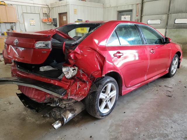 4T1BF1FK4CU576270 - 2012 TOYOTA CAMRY BASE BURGUNDY photo 3