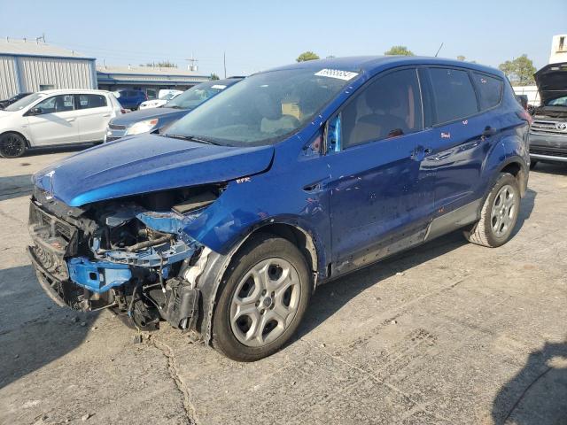 1FMCU0F76KUA29841 - 2019 FORD ESCAPE S BLUE photo 1