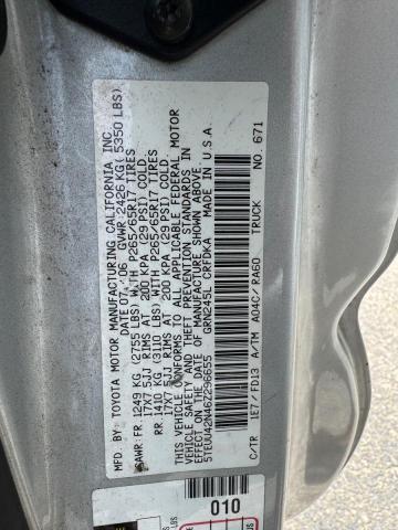 5TEUU42N46Z296655 - 2006 TOYOTA TACOMA ACCESS CAB Srebrny zdjęcie 10