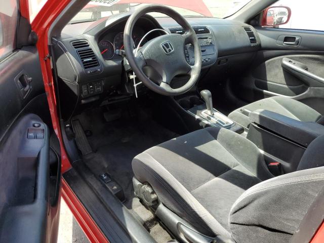 1HGEM22904L046712 - 2004 HONDA CIVIC EX RED photo 8