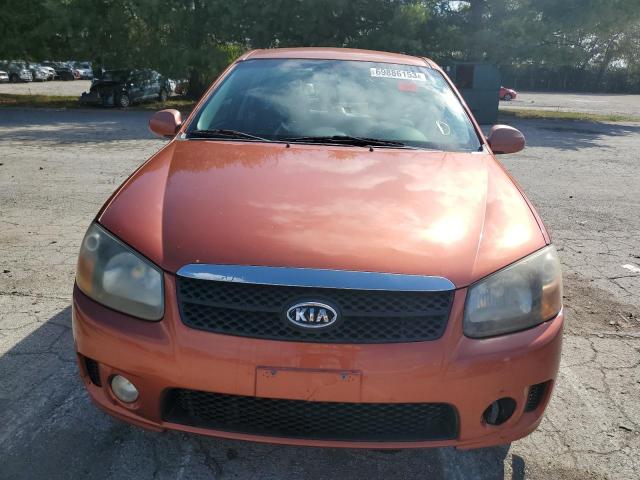 KNAFE162985018826 - 2008 KIA SPECTRA 5 SX ORANGE photo 5